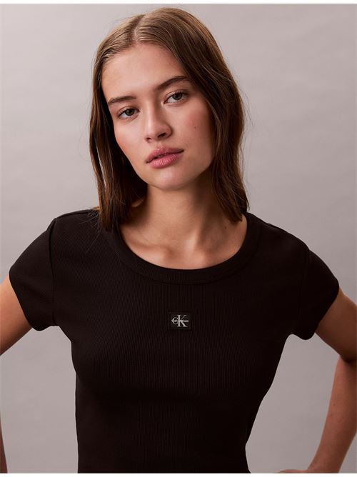 woven label 2x2 baby rib CALVIN KLEIN JEANS | LV047C200GUB1